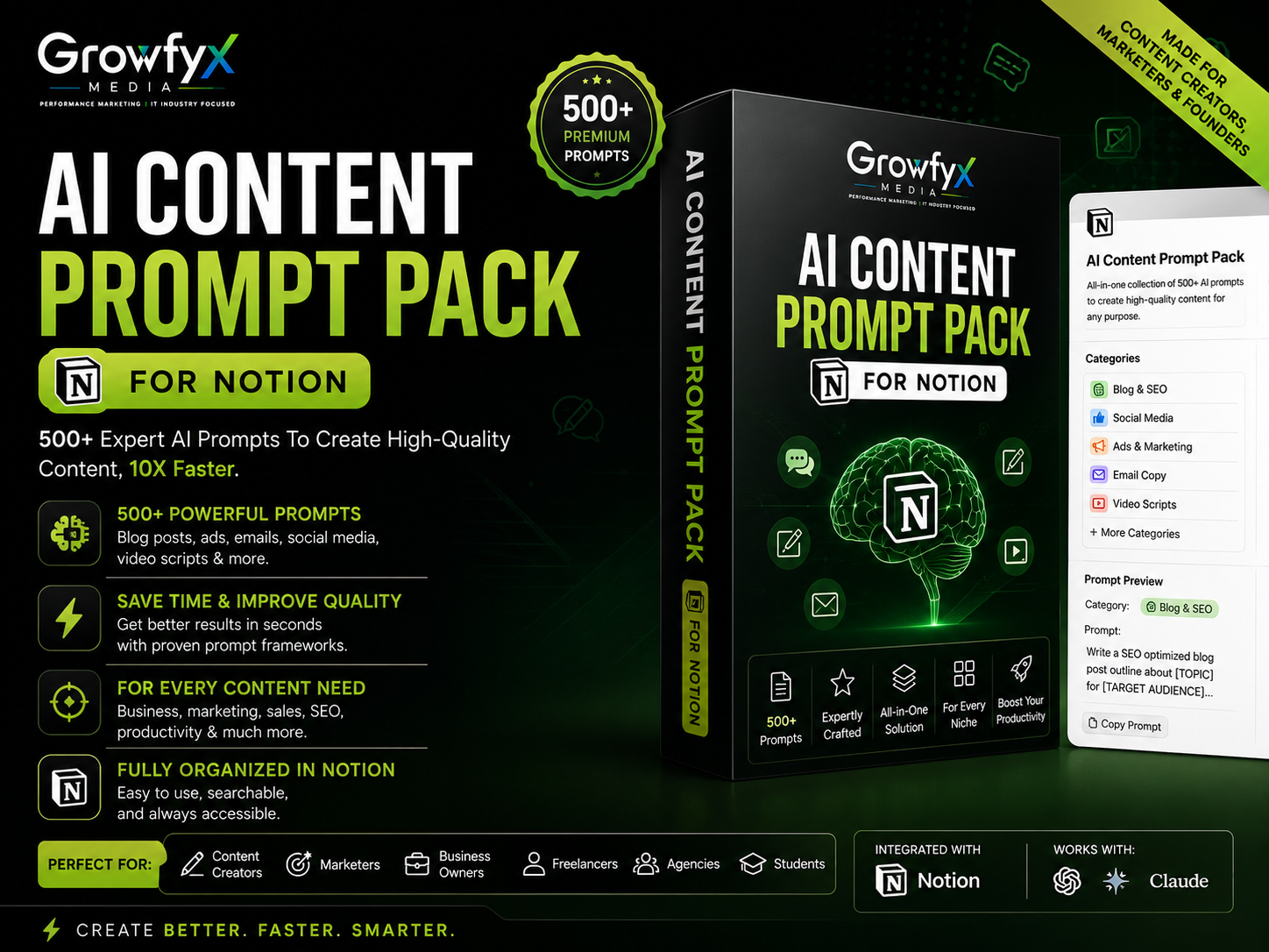 AI Content Prompt Pack (Notion)